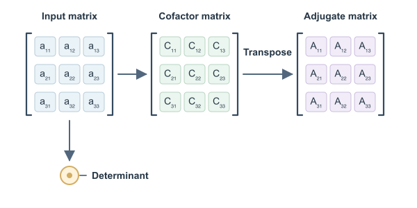 Figure for Adjoint Matrix Calculator